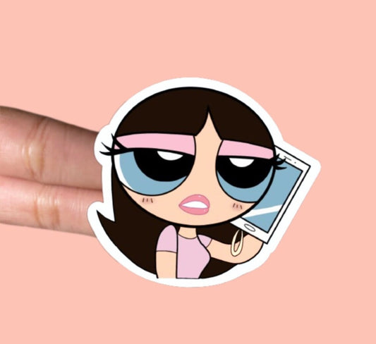 Preppy Powerpuff Girl Sticker