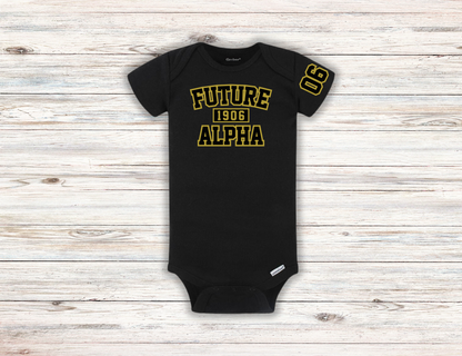 Future Alpha Short Sleeve Infant Onesie