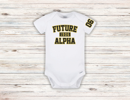 Future Alpha Short Sleeve Infant Onesie