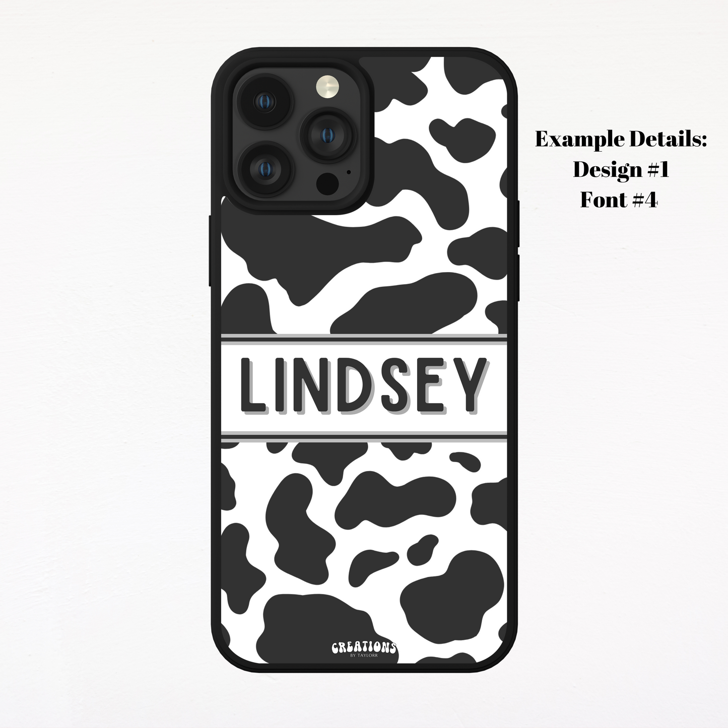 CUSTOM Cow Print Phone Case