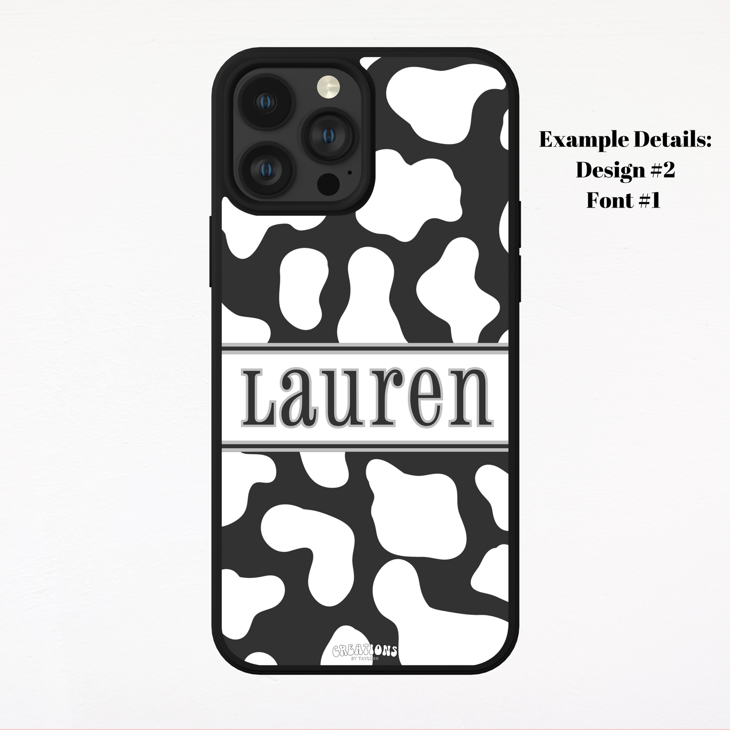 CUSTOM Cow Print Phone Case