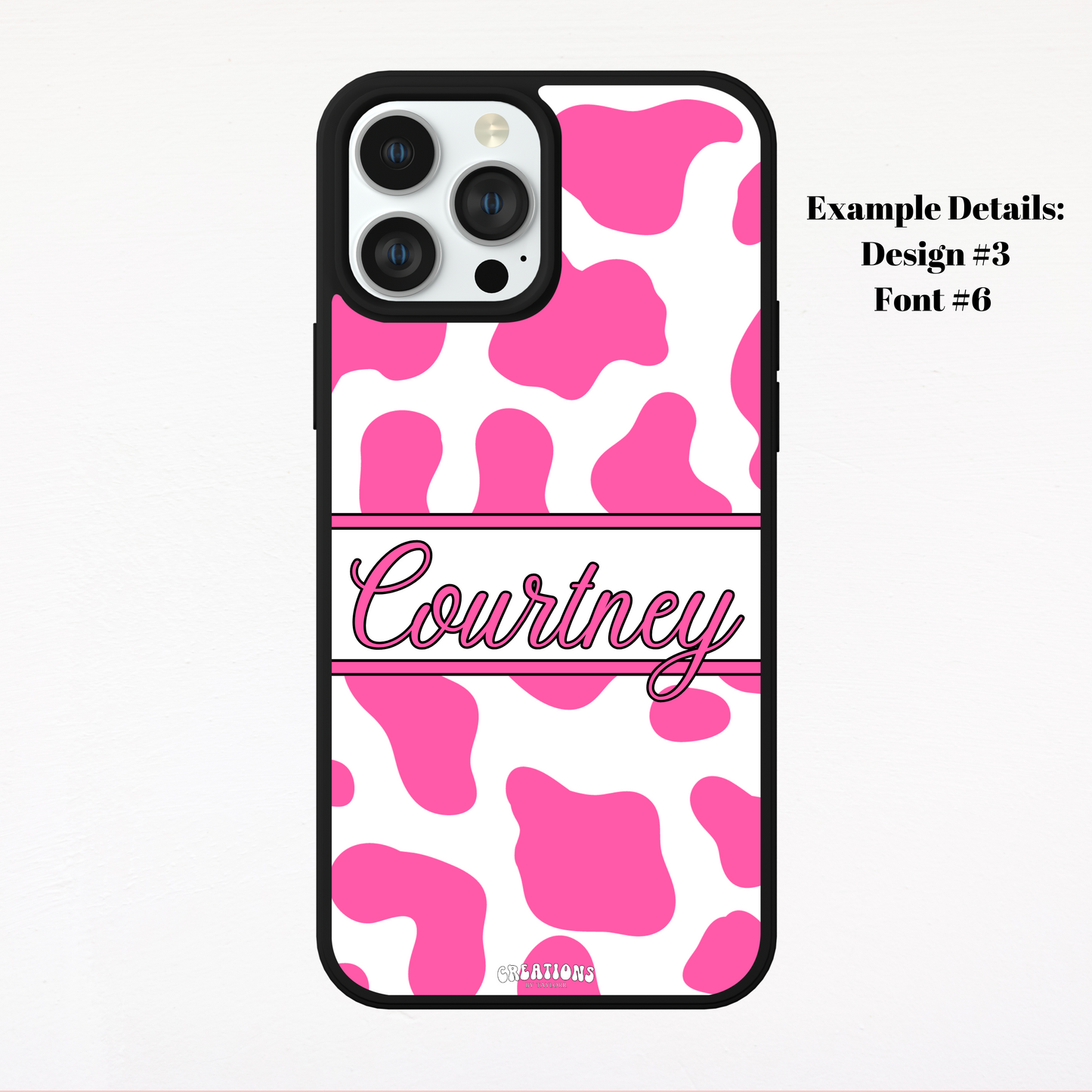 CUSTOM Cow Print Phone Case