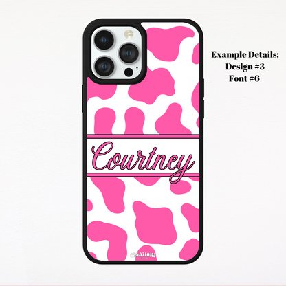 CUSTOM Cow Print Phone Case