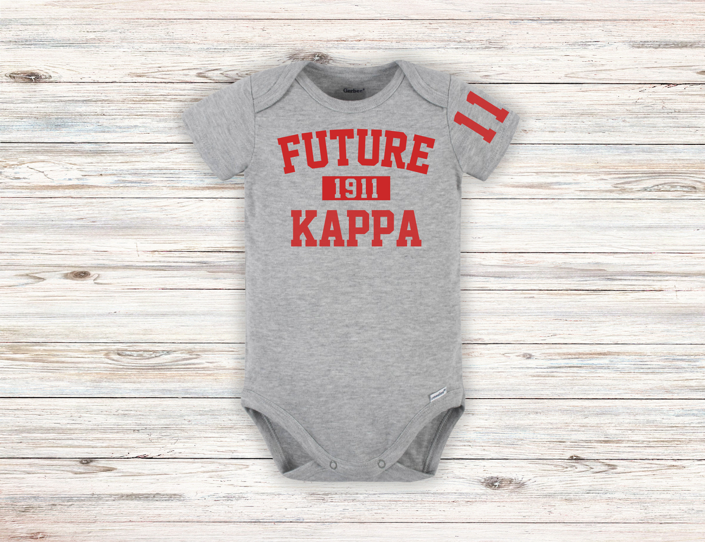 Future Kappa Short Sleeve Infant Onesie