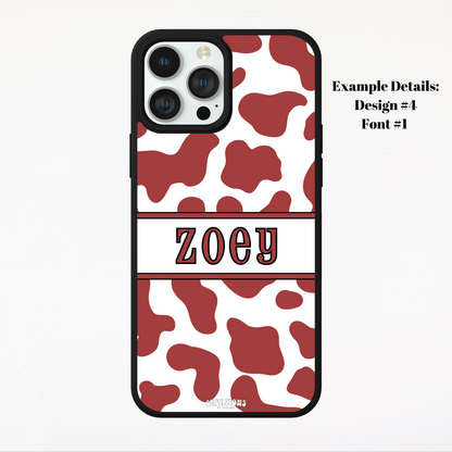 CUSTOM Cow Print Phone Case