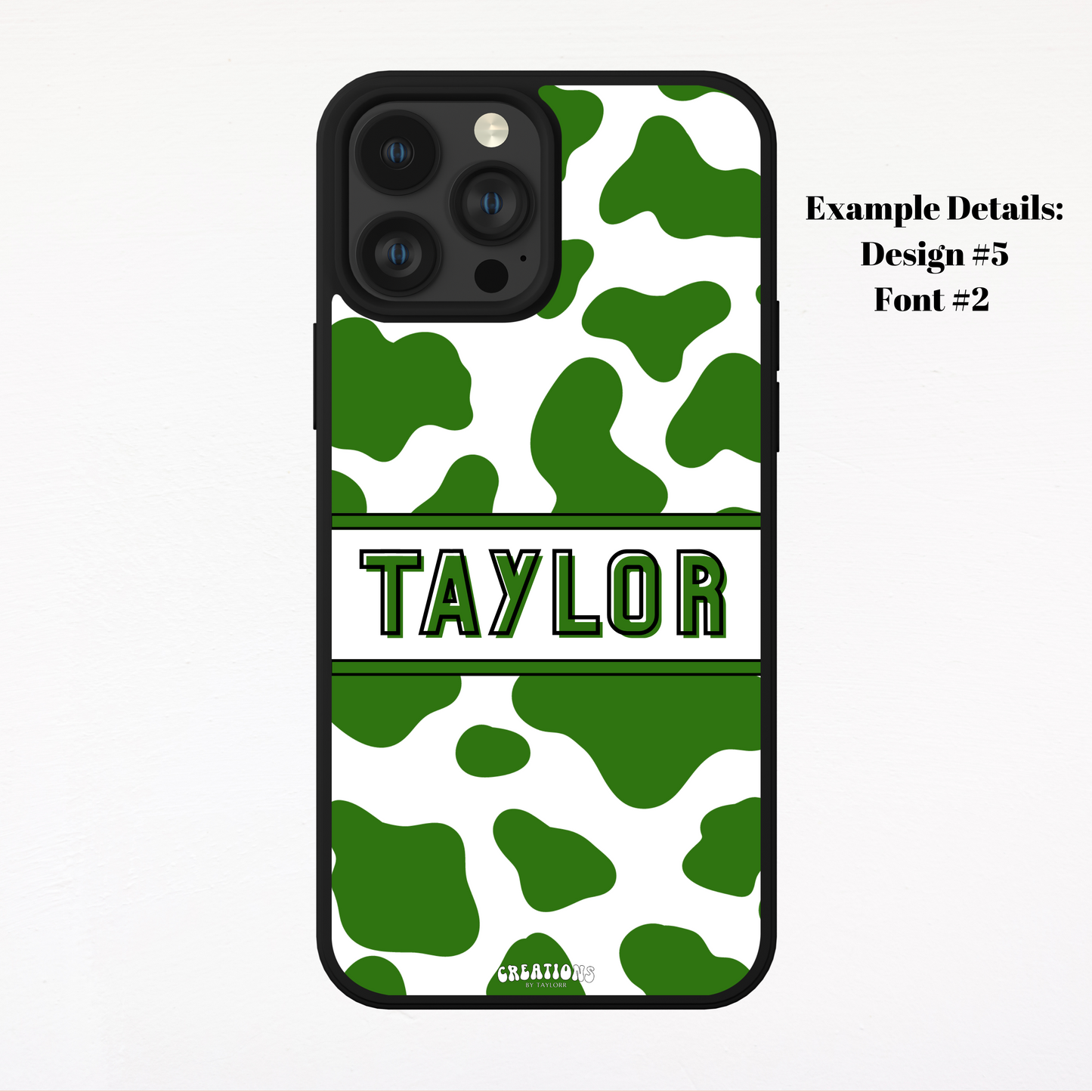 CUSTOM Cow Print Phone Case