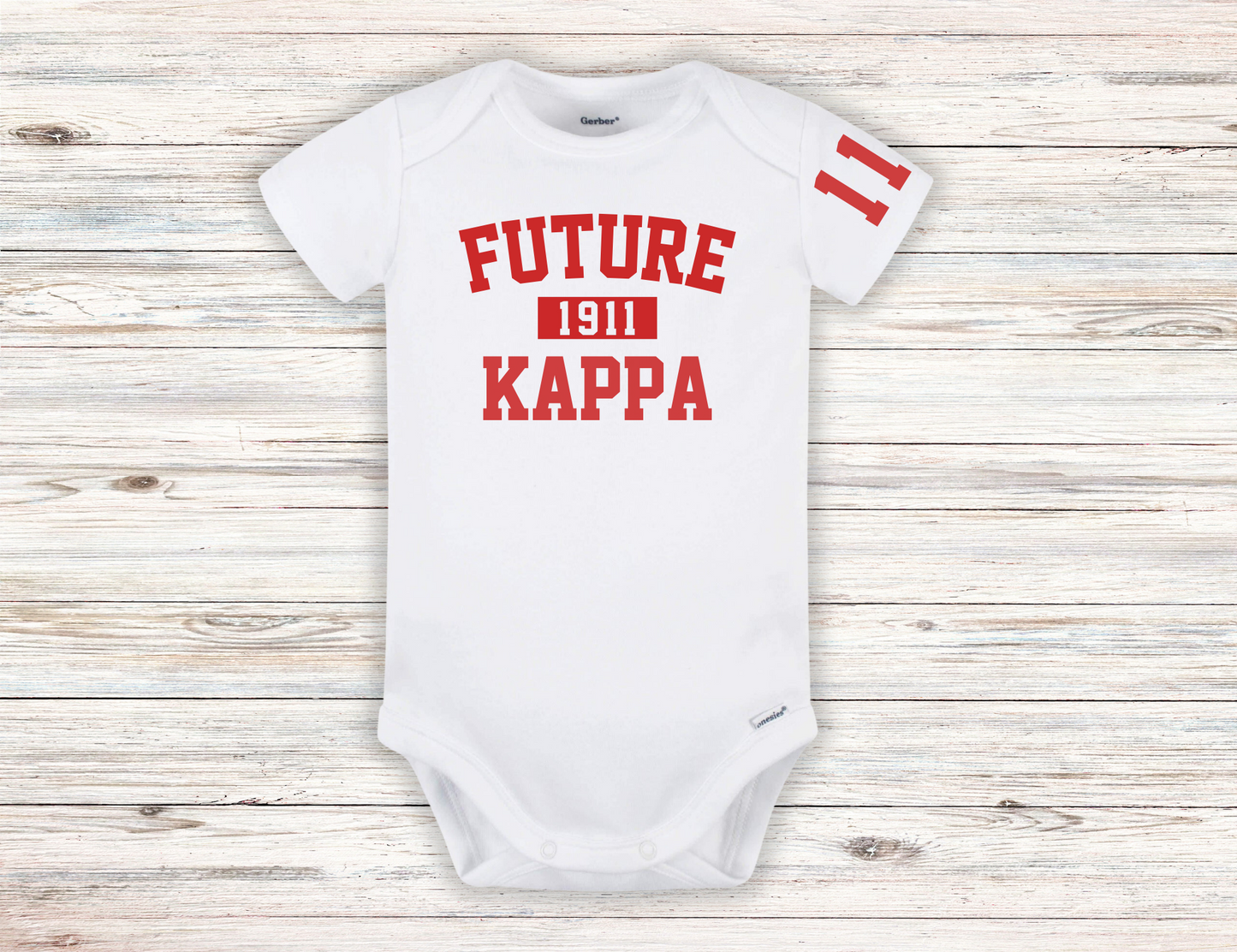 Future Kappa Short Sleeve Infant Onesie