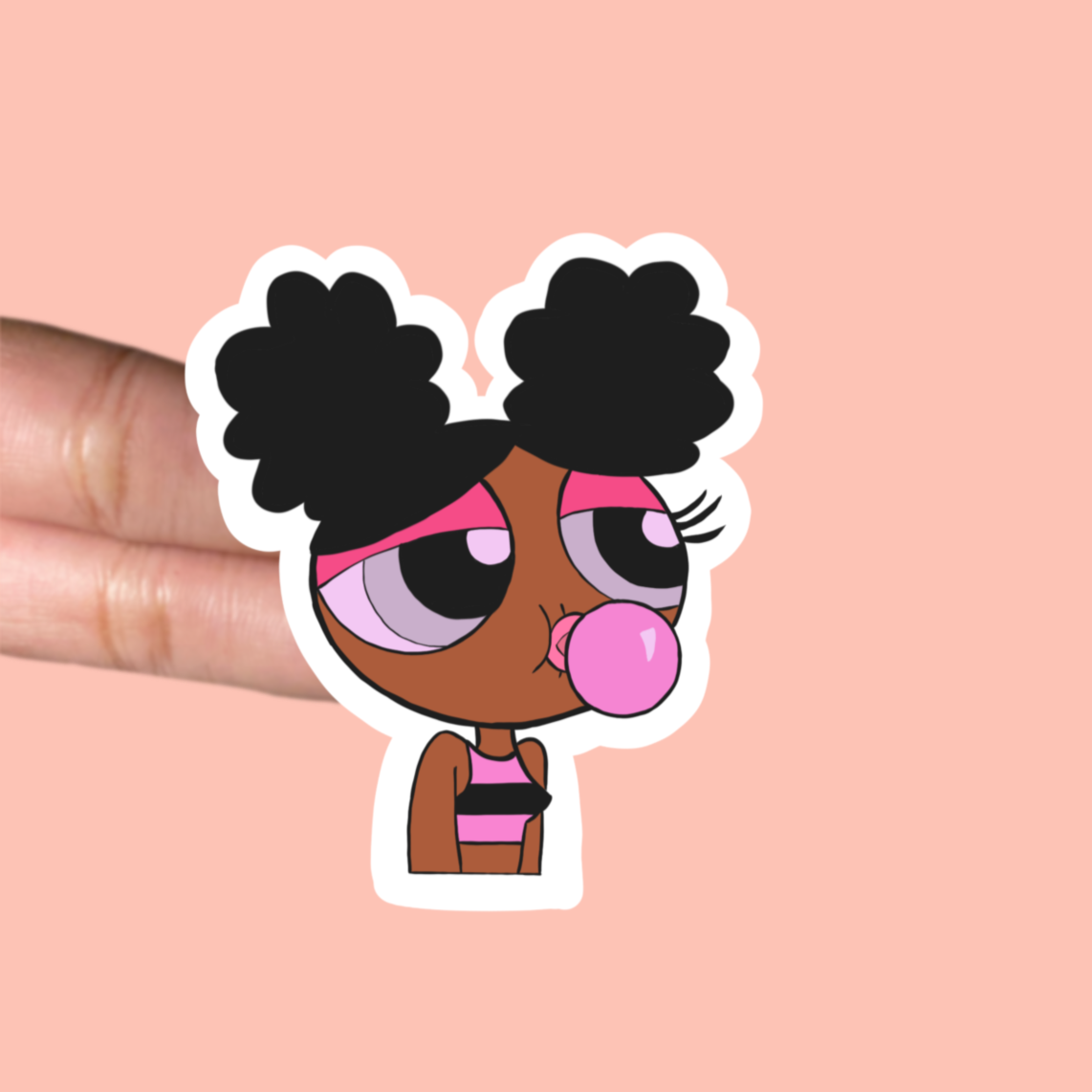 Melanin Girl Sticker