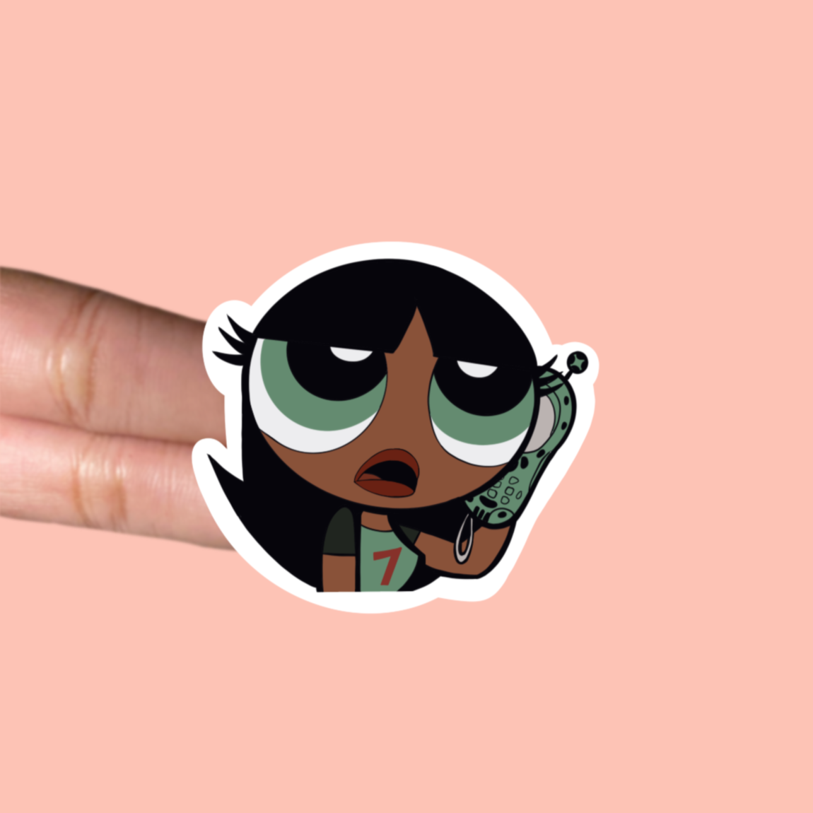 Unbothered Pwp Girl Sticker