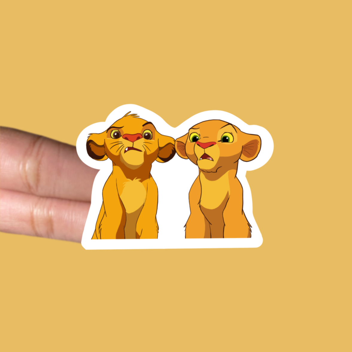 Cute Lions Sticker