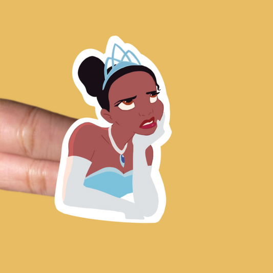 Annoyed Princess Sticker