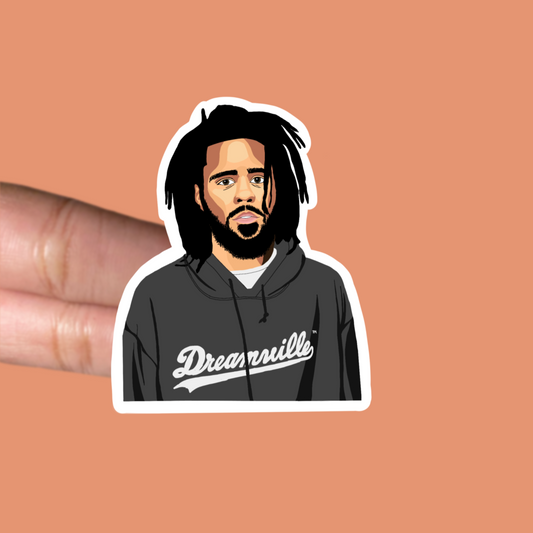 Cole Rapper Sticker