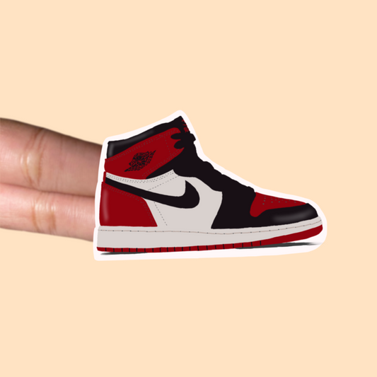 Bred Toe Sticker