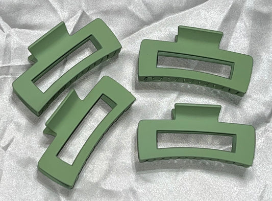 Sage Green Claw Clip