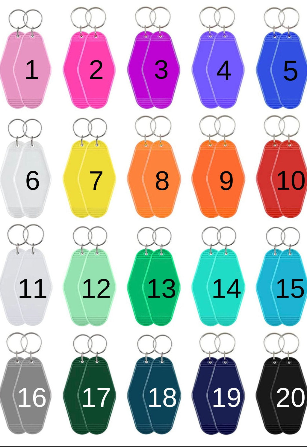 Mix & Match Motel Keychain