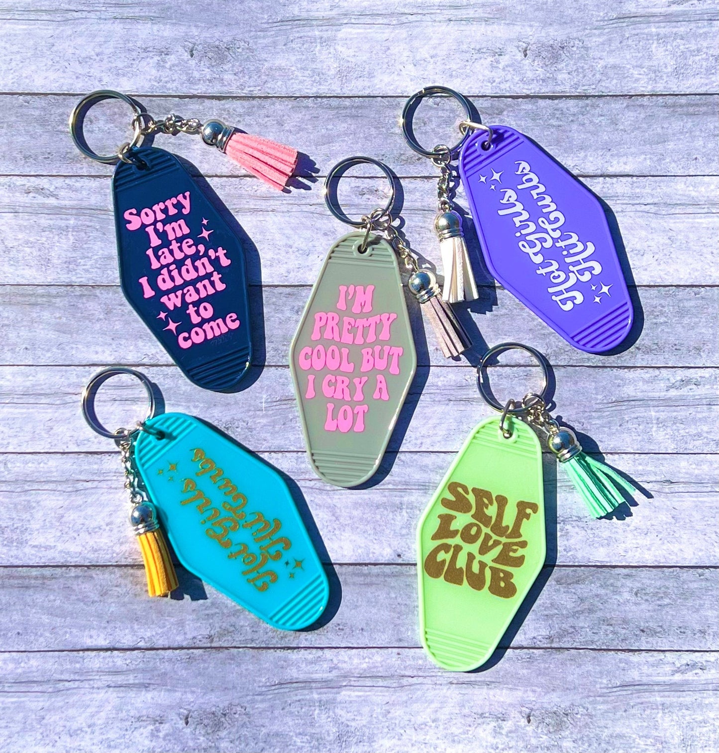 Mix & Match Motel Keychain