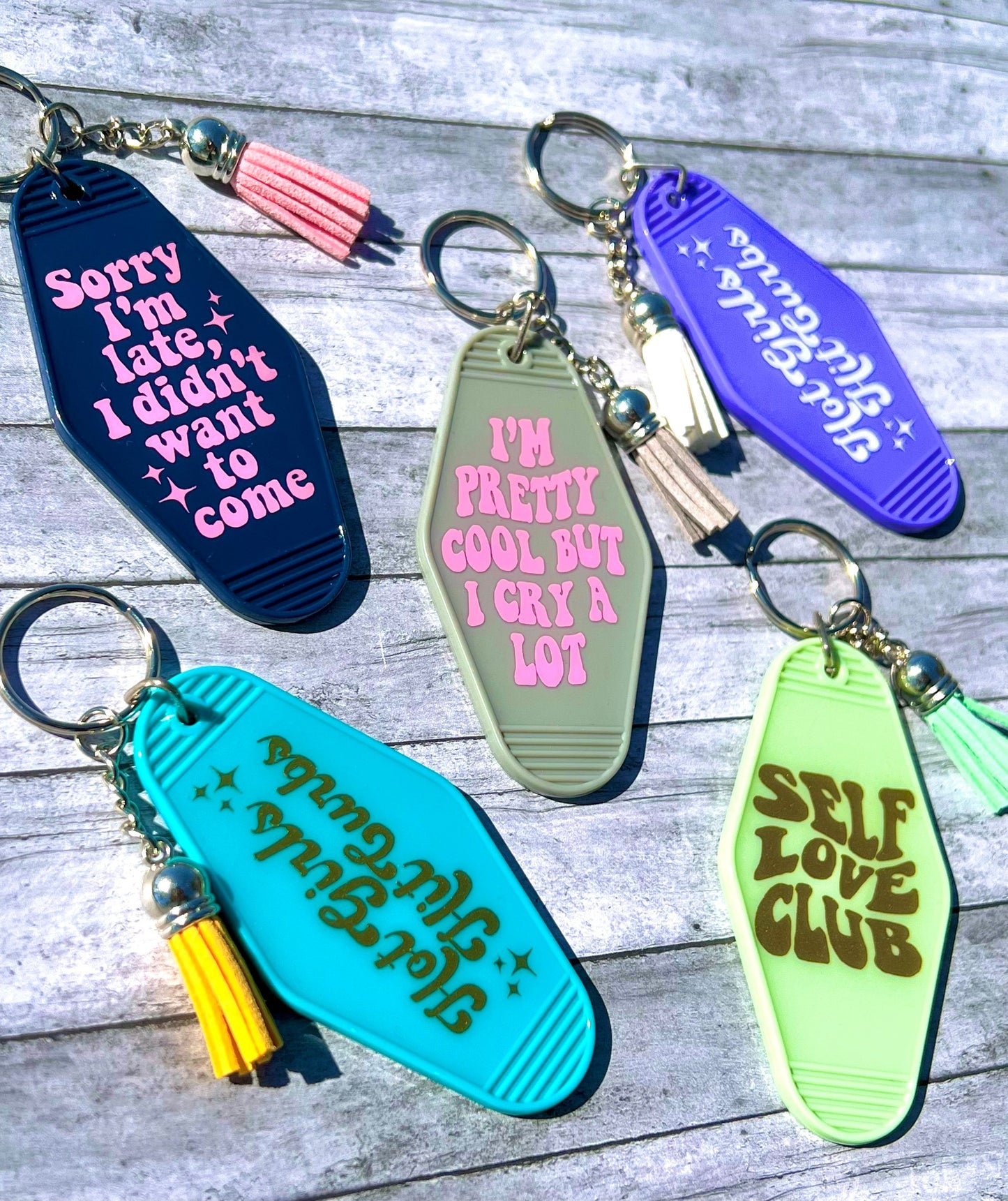 Mix & Match Motel Keychain